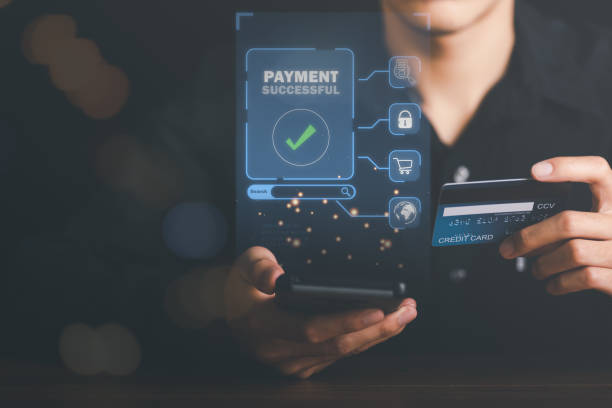 istock successful payment businessman through smart phones with modern technology,wallet app, banking and online shopping,Wireless financial transactions,Shopping service on The online web,Consumer society 1455904027
