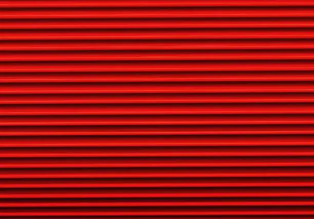Vector illustration of Red and Black horizontal stripes gradient design art for backgrounds. Blurred Motion. Vector Illustration.