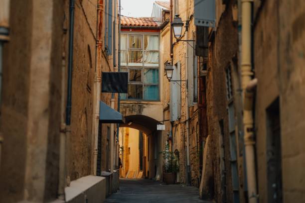 istock Empty streets of Montpellier 1455918957