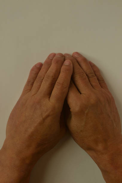 istock Close-up of old man's hand 1455924454