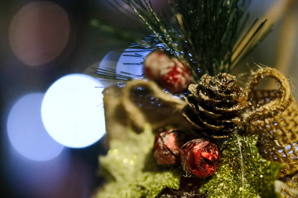 istock Close-up shot of a Christmas decorations on a blurred background 1455927868