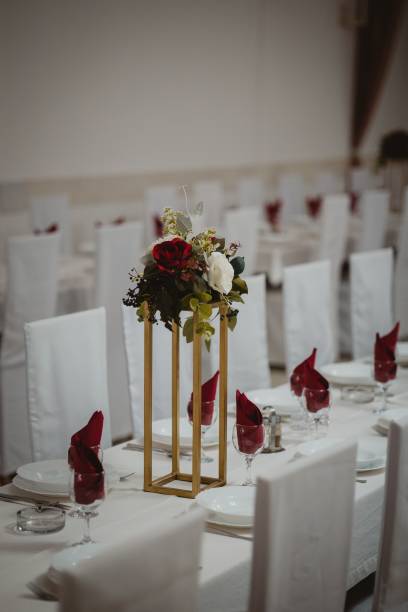 istock Beautiful view of a decorated table 1455929172