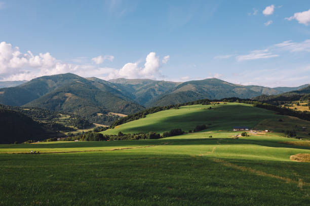 istock Low Tatras ridge and meadows and forests around 1455932818