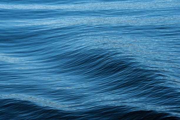 istock Closeup of a blue ocean with small waves 1455933227