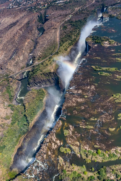 istock Aerial View of Victoria Falls 1455937970