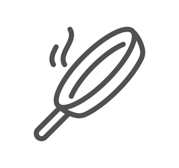 Grill related icon. Grill related icon outline and linear vector. fish fry icon stock illustrations