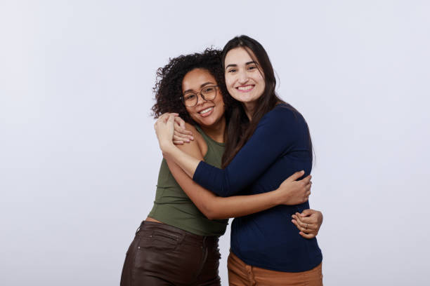 istock Joyful Latin friends in studio 1455939806