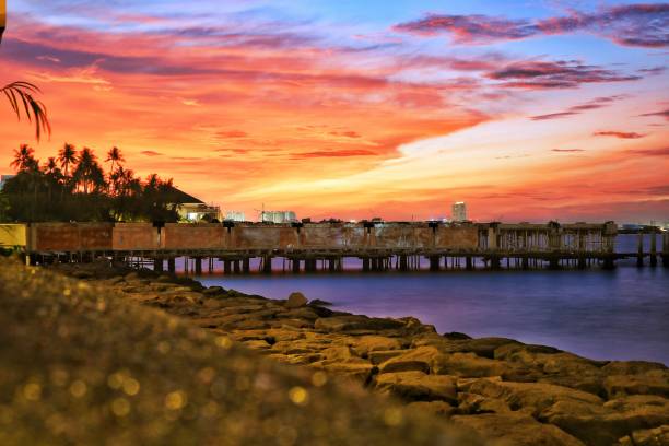 istock Ancol beach, Jakarta, Indonesia 1455941546