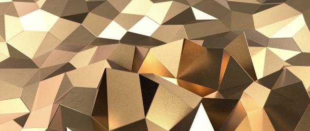 istock Illustration of Abstract triangles background 1455943556