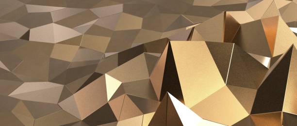 istock Illustration of Abstract triangles background 1455943664