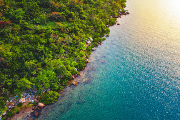 The beach view in hong kong
