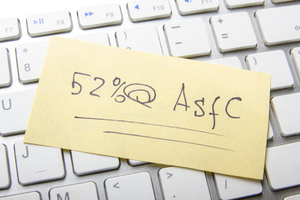 istock Strong and weak password on pieces of paper. Password security and protection. 1455951386