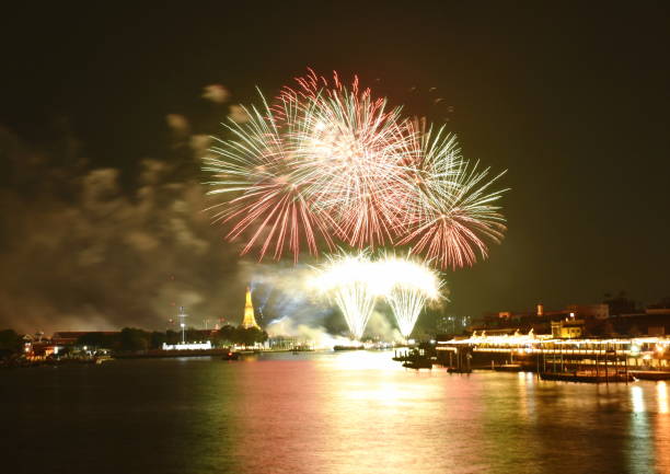 istock firework on new year countdown at temple of dawn 1455958368