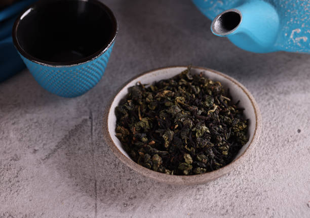 istock tea ceremony with cast iron teapot 1455959951