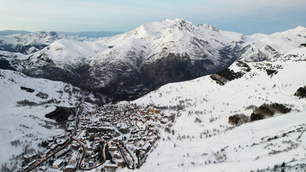 istock French Alps Les Deux Alpes drone picture 1455964966