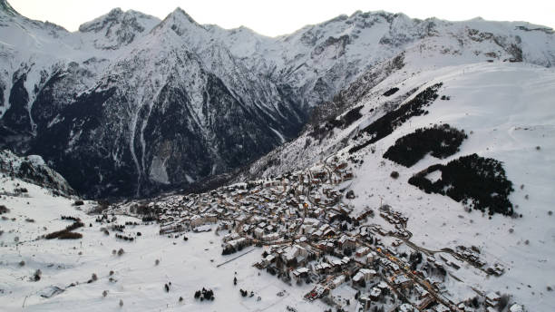 istock French Alps Les Deux Alpes drone picture 1455965062