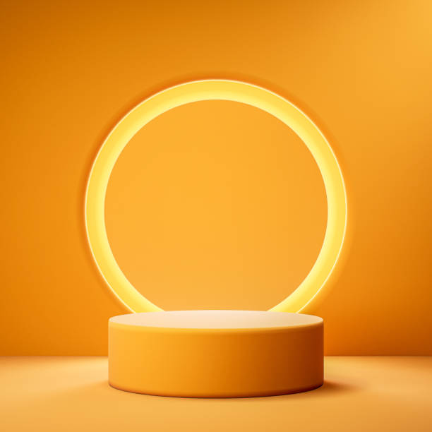 istock Abstract minimal scene with geometrical form 1455966667