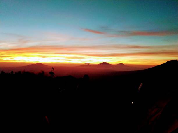 istock Sunrise in mountain prau dieng 1455974380