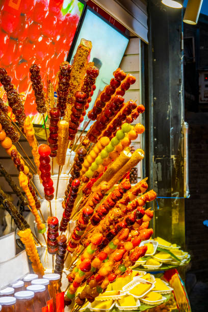 istock Winter snacks in beijing  China-Bingtanghulu 1455976544