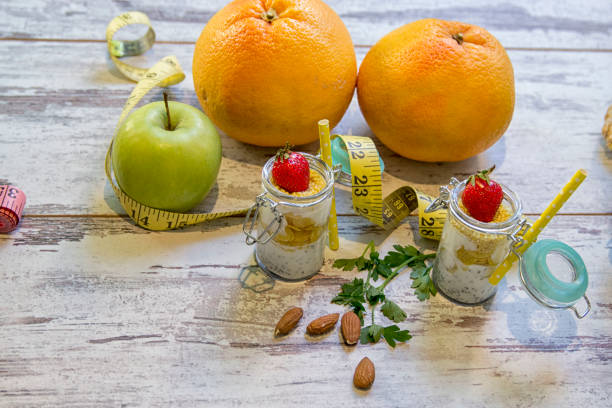 healthy juice made of freshly juiced fruits and vegetables