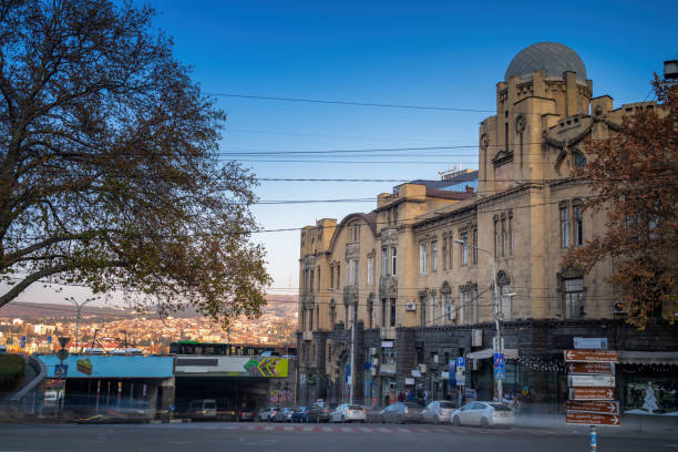 Long exposure Tbilisi cityscape, Georgia