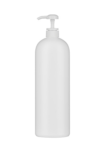 Realistic empty packages for body cosmetic bottle with clipping path.