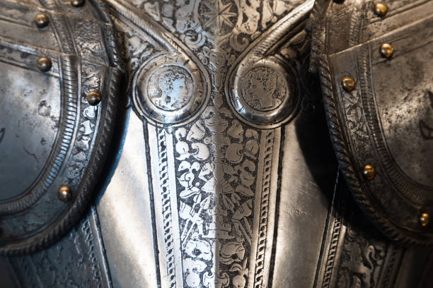 istock Antique armour. Concept for security, safety and fantasy. 1455999919