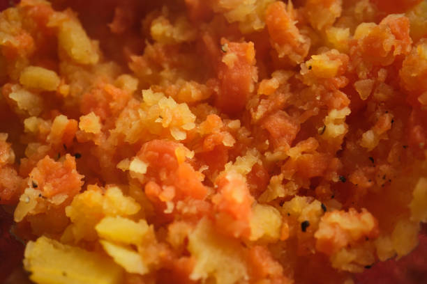 Homemade Roasted Yam Sweet Potatoes with Salt and Pepper