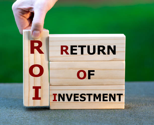 istock Wooden blocks form the expression 'return of investment' (ROI). 1456008549