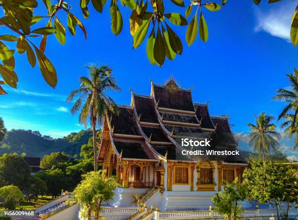 Beautiful Shot Of Buddhist Temple In Luang Prabang Laos Stock Photo - Download Image Now