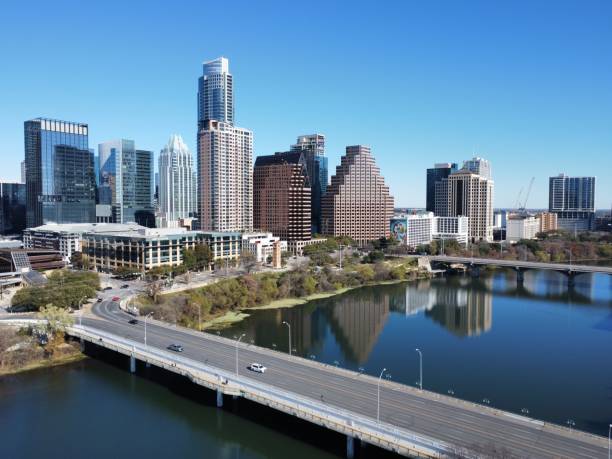 istock Austin, TX Skyline & S 1st St Bridge 1456015728