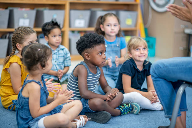 istock Carpet Time in Kindergarten 1456017219