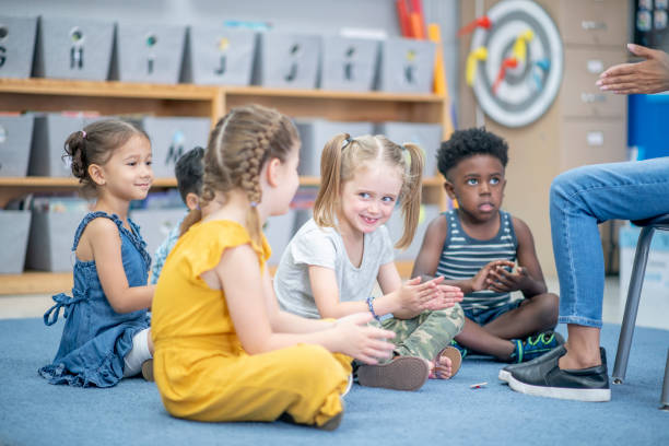 istock Carpet Time in Kindergarten 1456017222