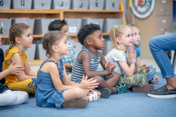 istock Carpet Time in Kindergarten 1456017234