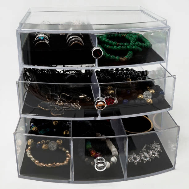 istock Transparent jewellery box 1456019437