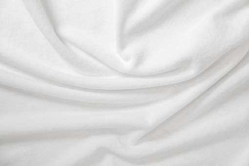 Background abstract from white bath terry texture white towel
