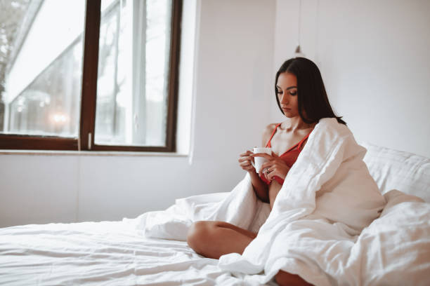 istock Female Starting Day With Cup Of Coffee 1456025933
