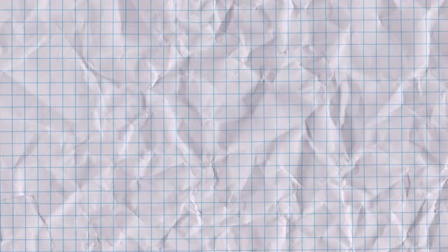 Crumpled Grid Paper Texture Animation