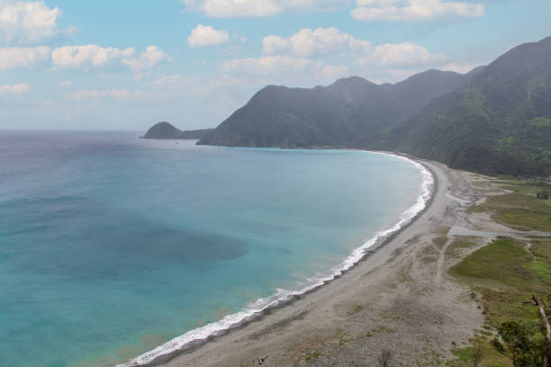 Where the Sea meets the Mountains, Beautiful Cliff in Hualien, Taiwan