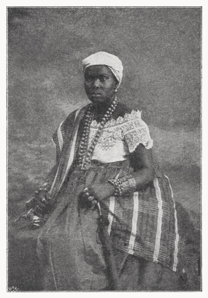 istock Brazilian African American woman, halftone print, published in 1899 1456030220