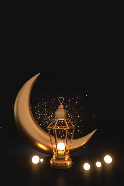 istock Ramadan Kareem Greeting Background Islamic 3d illustration design 1456031145