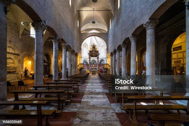 Interior Of Narni Cathedral Umbria Italy Stock Photo - Download Image Now