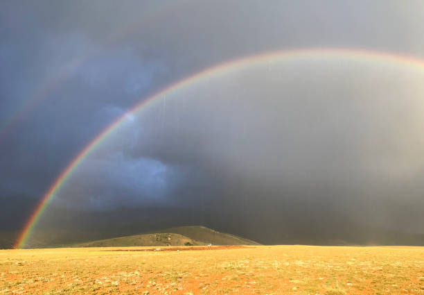 istock Beautiful rainbow at Aladaglar National Park 1456039365
