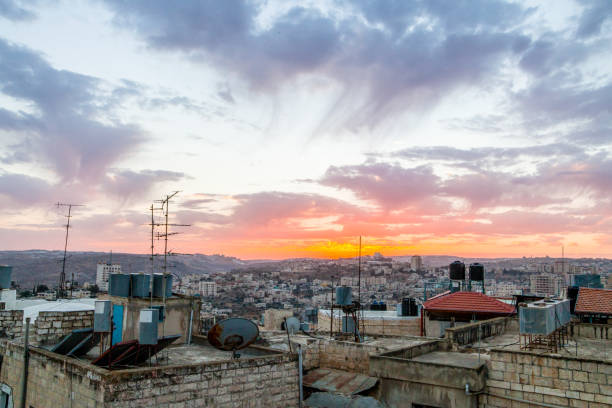 istock Rooftop scenic view of bethlehem 1456045463