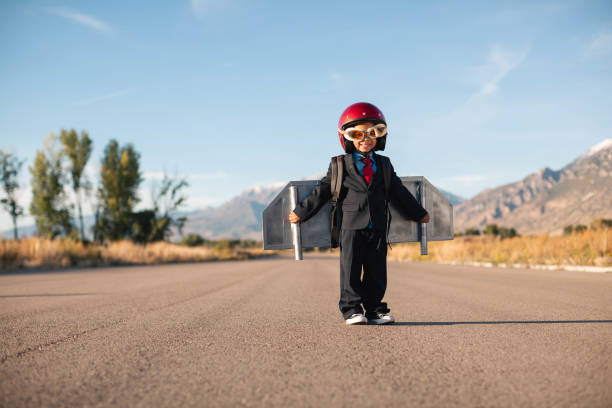 istock Young Business Boy Inventor 1456048816