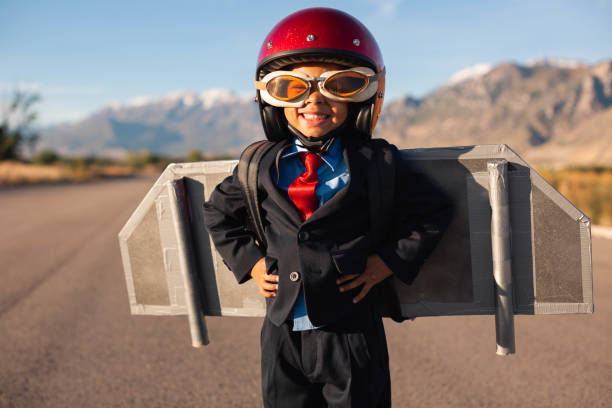 istock Young Business Boy Inventor 1456048818