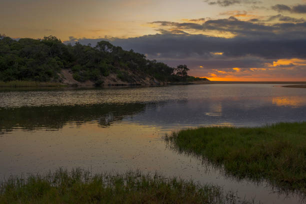 istock Wamberal Lagoon Cloudy Sunrise 1456051132