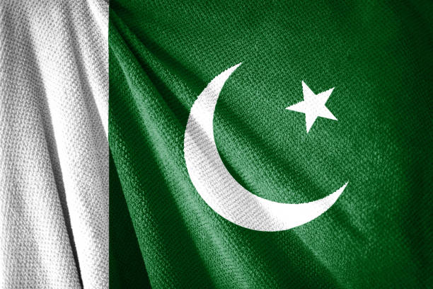 istock Pakistan flag on towel surface illustration 1456054096
