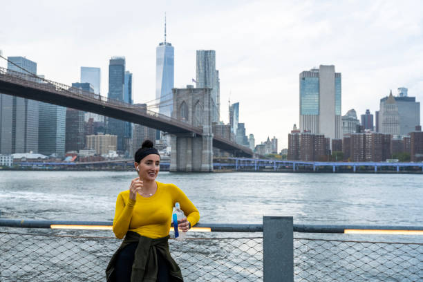 istock Resting after workout in New York City 1456062619