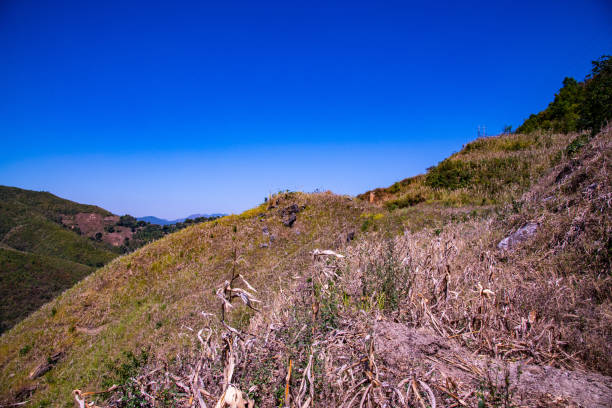 Mountain view in Nan province, Thailand.